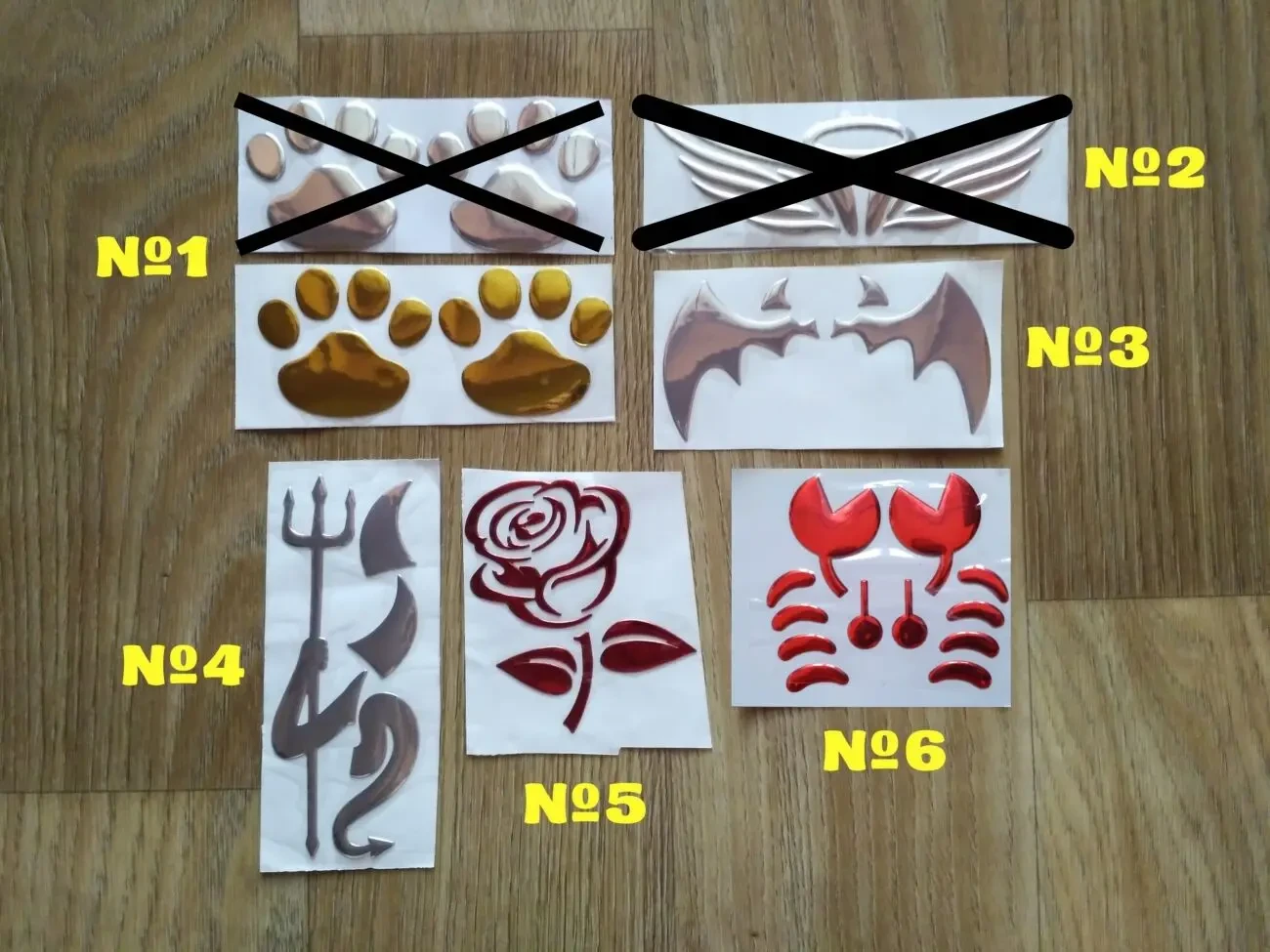 Наклейки 3d на авто мото