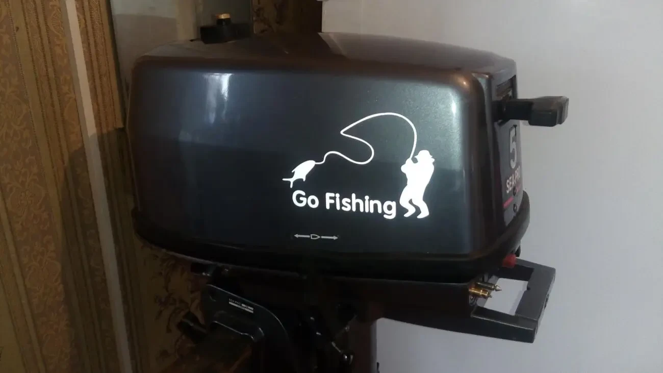 Наклейка на авто На Рыбалку 3