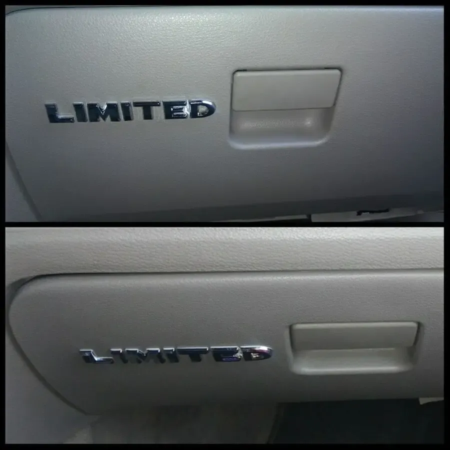 Металлические буквы Limited Чёрные на кузов авто - мото 4