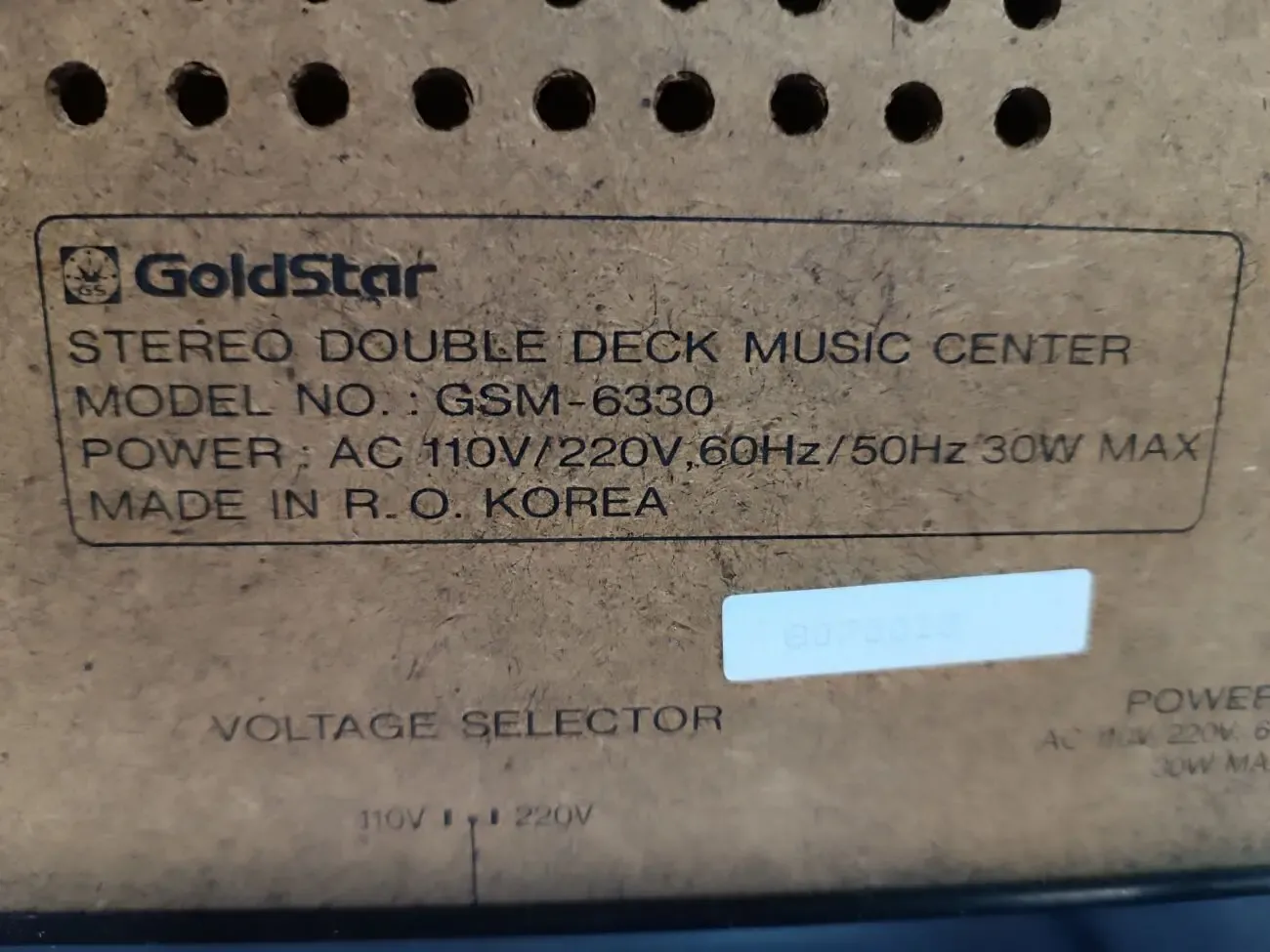 Gold Star gsm-6330 музыкальный центр 6