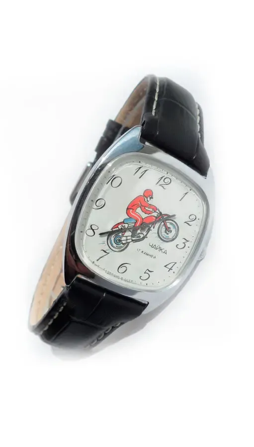 Часы Чайка-МОТОСПОРТ сделано в СССР 70-х. МУЖСКИЕ наручные механика. 2
