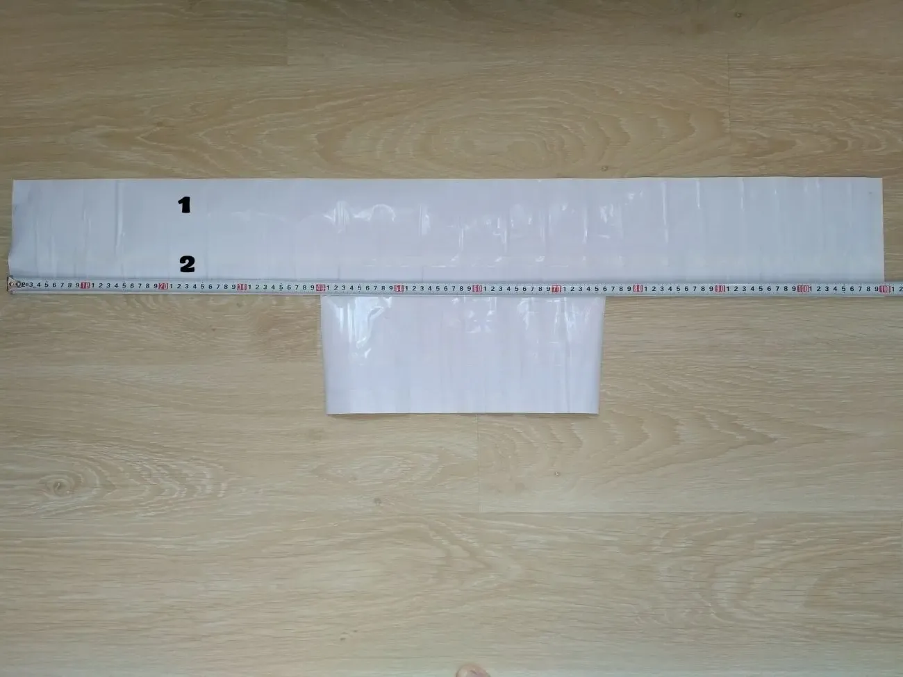 Наклейка на авто капот две полосы Wrc Белая 2