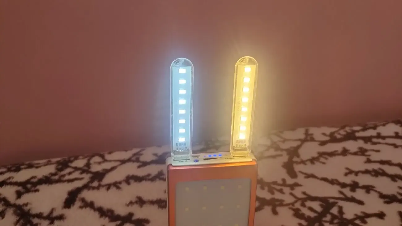 Светодиодный мини Usb фонарик аварийная подсветка 2