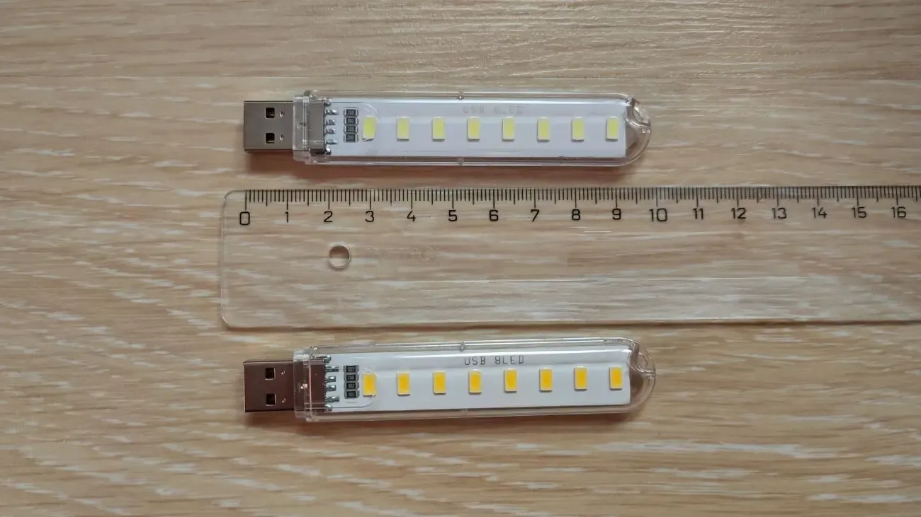 Светодиодный мини Usb фонарик аварийная подсветка 3