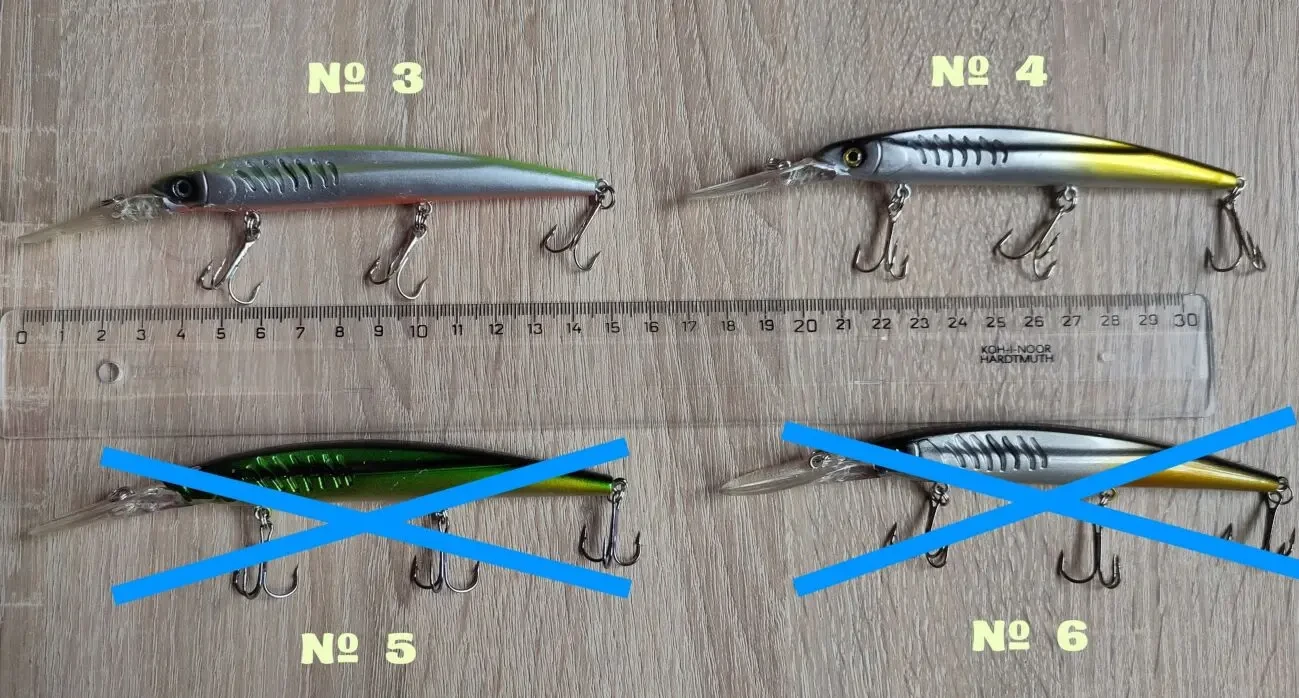 Воблер три крючка 16.9 см Копии Minnow Lure Bait