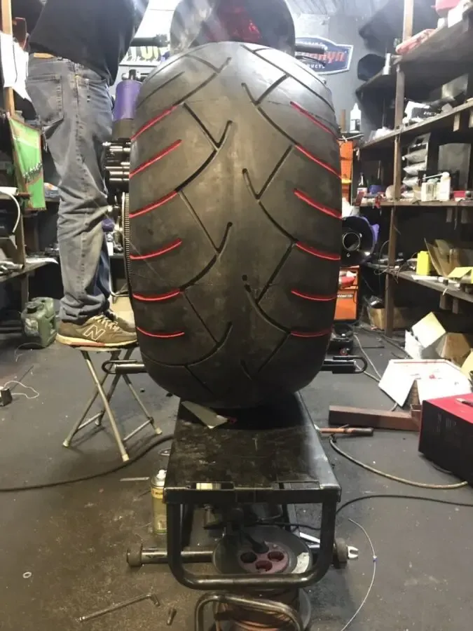 Маркер для Колёс Белый, Серебро, Синий