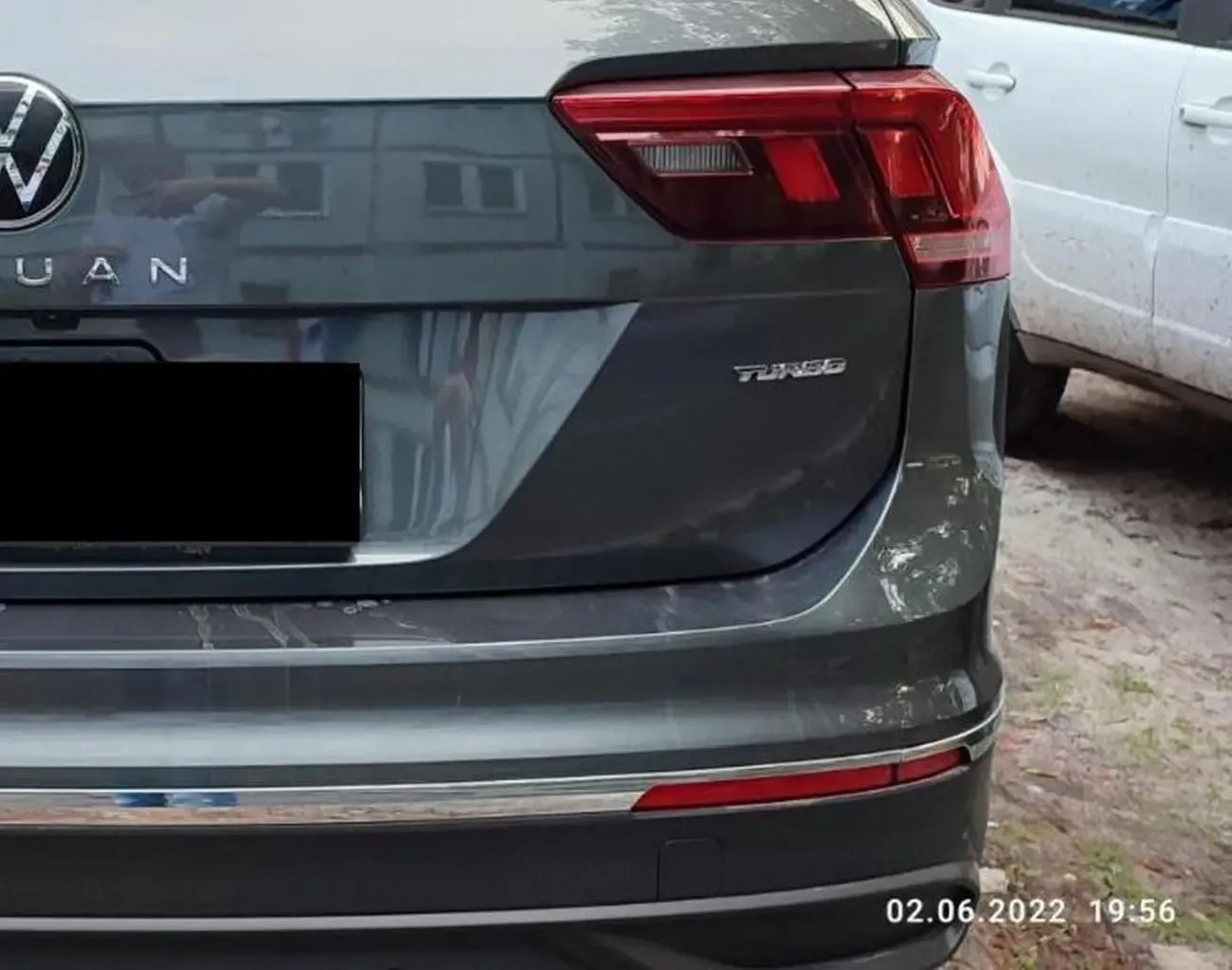 Наклейка на авто Turbo Серебро Металлическая турбо 5