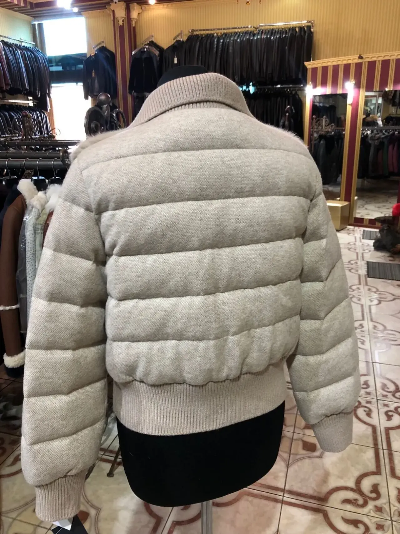 Куртка норка з кашеміром Італія!90% пух 4