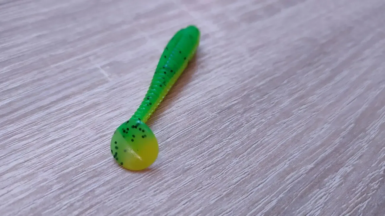 Виброхвост 7 см. 3 гр .10 штук джиг силикон 7