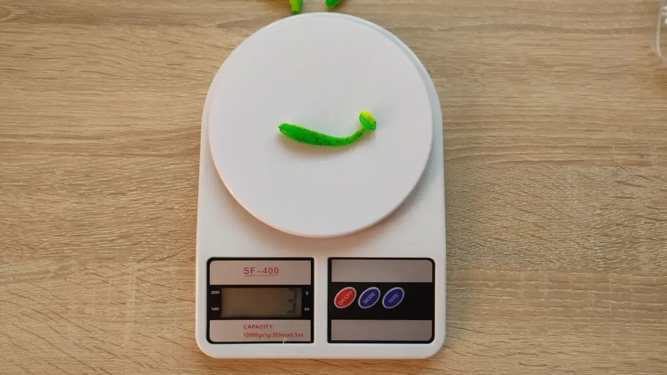 Виброхвост 7 см. 3 гр .10 штук джиг силикон 4