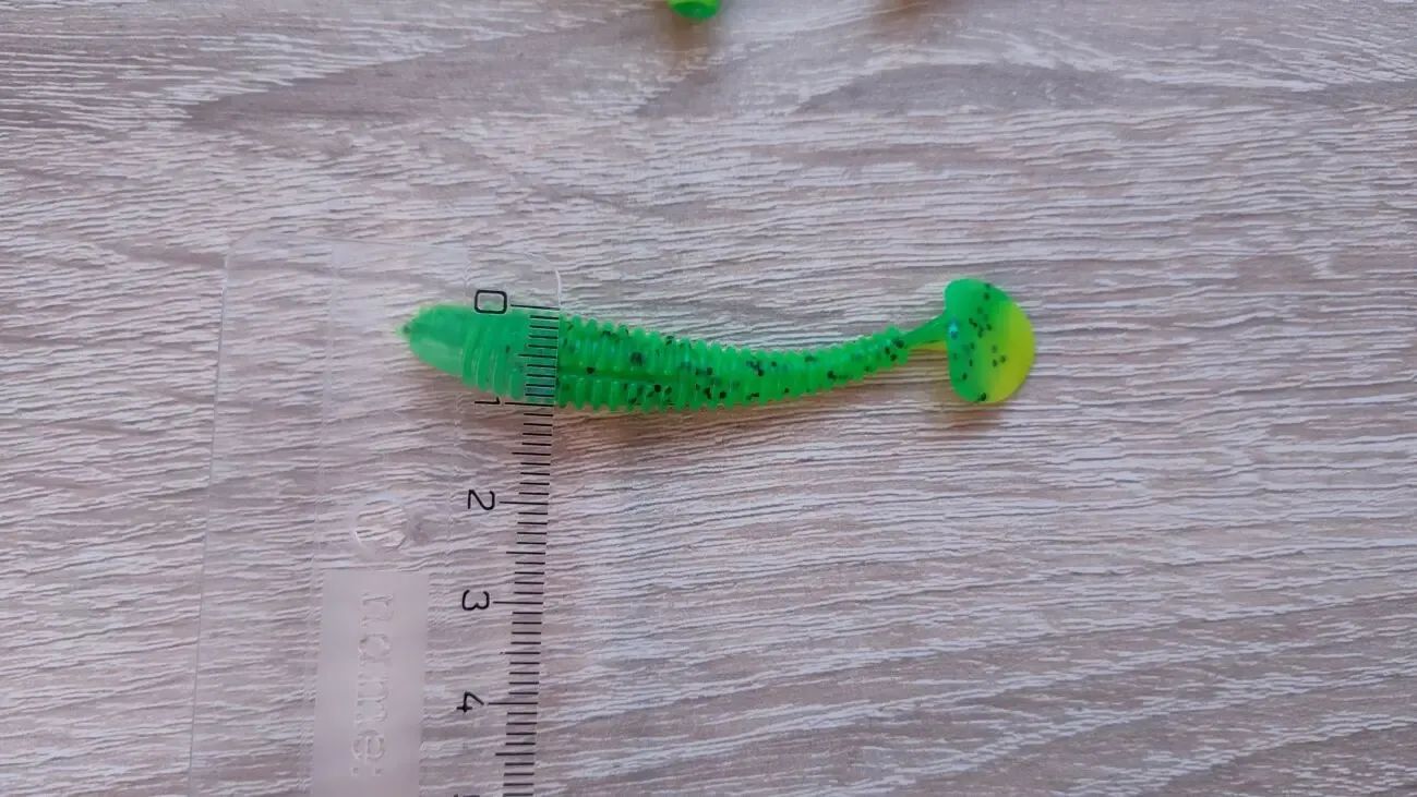 Виброхвост 7 см. 3 гр .10 штук джиг силикон 3