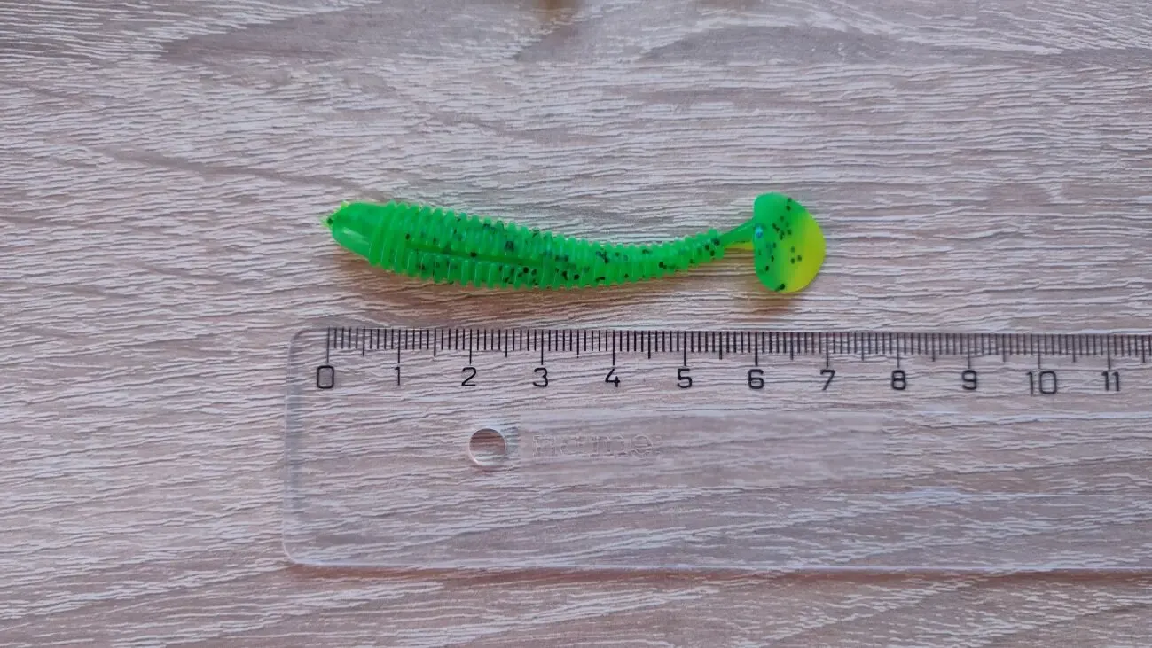 Виброхвост 7 см. 3 гр .10 штук джиг силикон 2