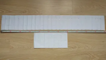 Наклейка на авто на капот две полосы Wrc Белая