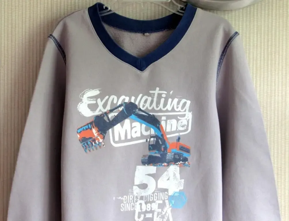 Теплий реглан, піжама, верх, від 7 до 9 років 2