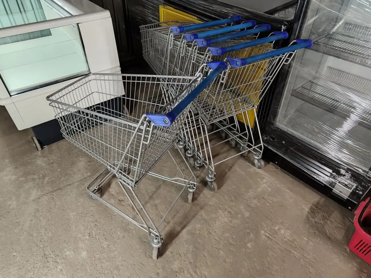Візок для покупуів 60 л бу, торговий візок бв, купівельний візок бу, 4