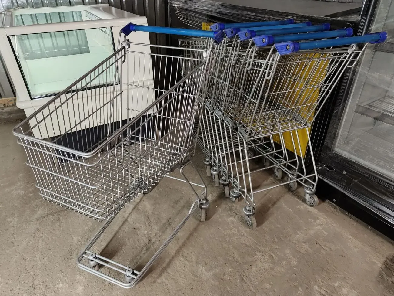 Візок для покупуів 60 л бу, торговий візок бв, купівельний візок бу, 2