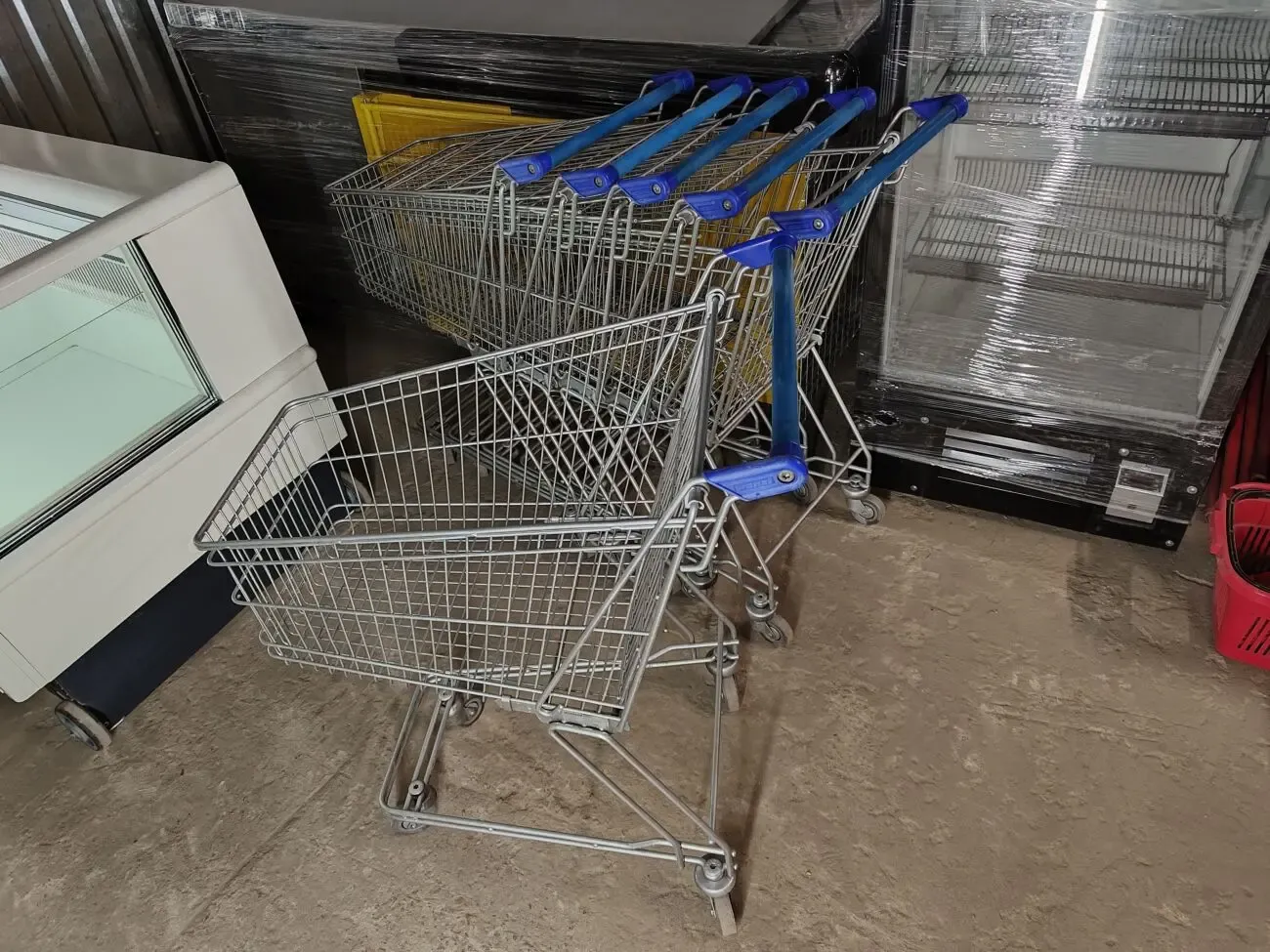 Візок для покупуів 60 л бу, торговий візок бв, купівельний візок бу, 5