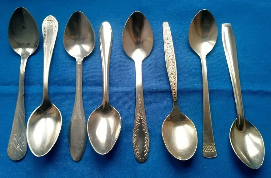 Ложка Ложки чайные сталь нержавейка разный рисунок экологически чис 3