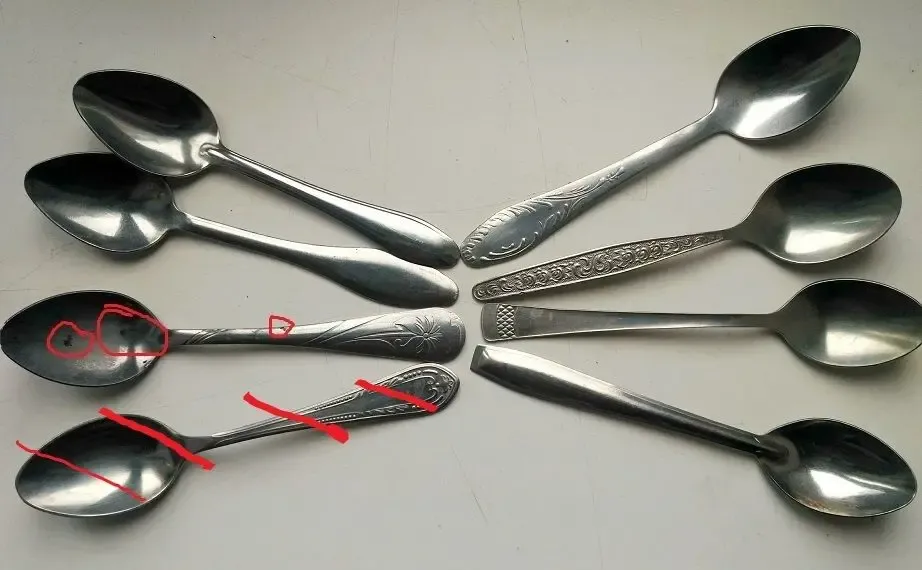 Ложка Ложки чайные сталь нержавейка разный рисунок экологически чис 5