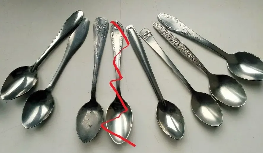 Ложка Ложки чайные сталь нержавейка разный рисунок экологически чис 8