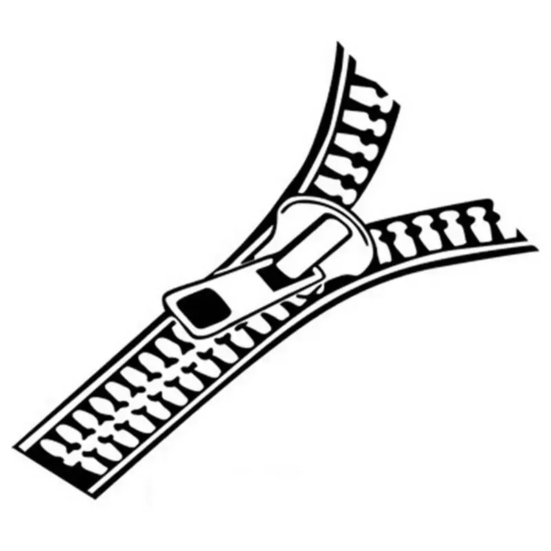 Наклейка на авто Молния Черная ,Белая Светоотражающая 4