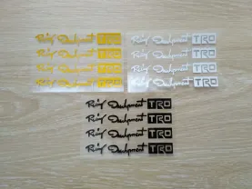 Наклейка на авто на ручки, диски, зеркала 13.2 см светоотражающая