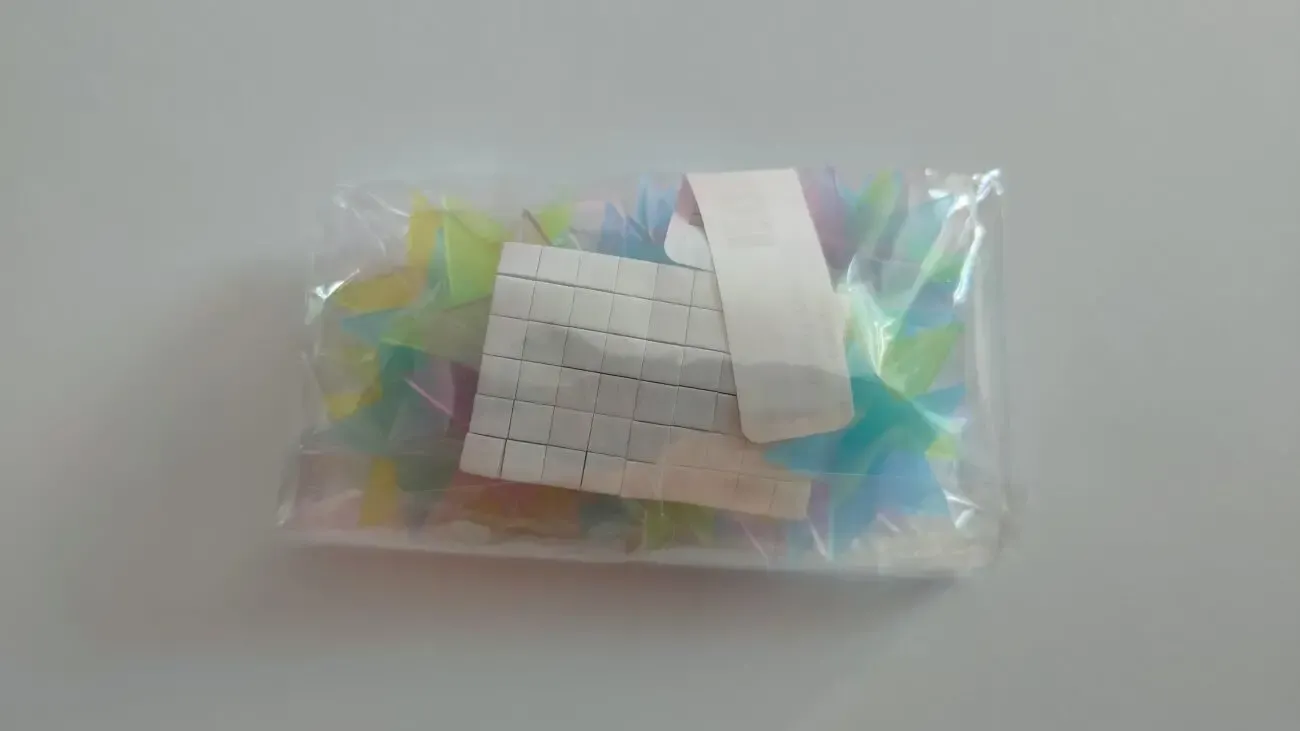 Звёзды 50 шт Разноцветные на потолок 6