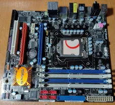 Материнська плата ASRock P55M Pro+i5 750+16Gb