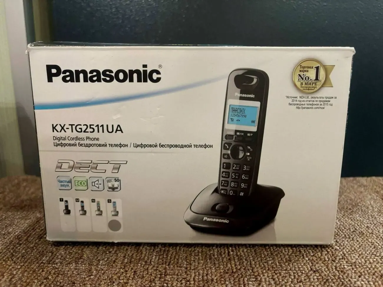 Panasonic KX-TG2511UAT DECT бездротовий телефон/радіотелефон новий
