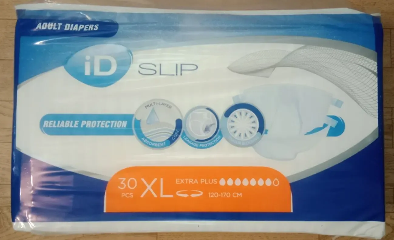 Памперсы для взрослых Id Slip Extra Plus розмір Xl (120 -170 см). 3