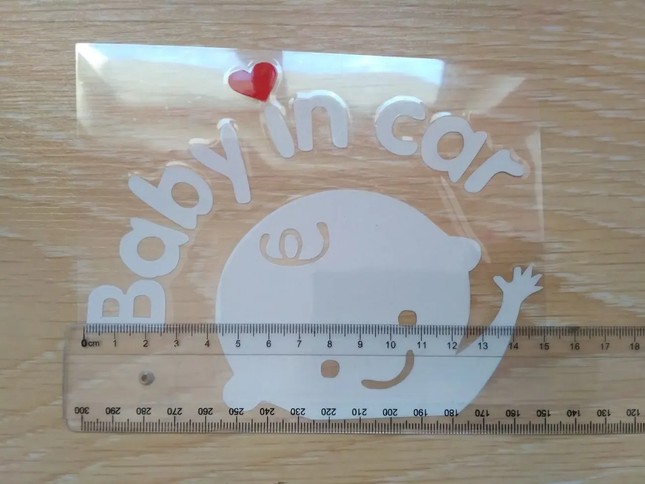 Наклейка на авто Мальчик светоотражающая 6