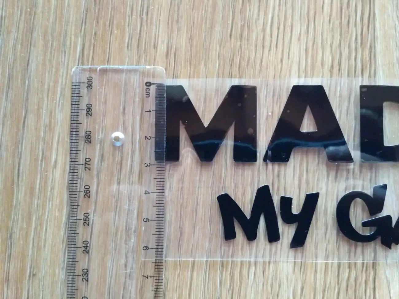 Наклейка на авто Made In My Garage Чёрная 7