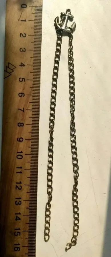 Цепь Цепочка с якорем бижутерия 7