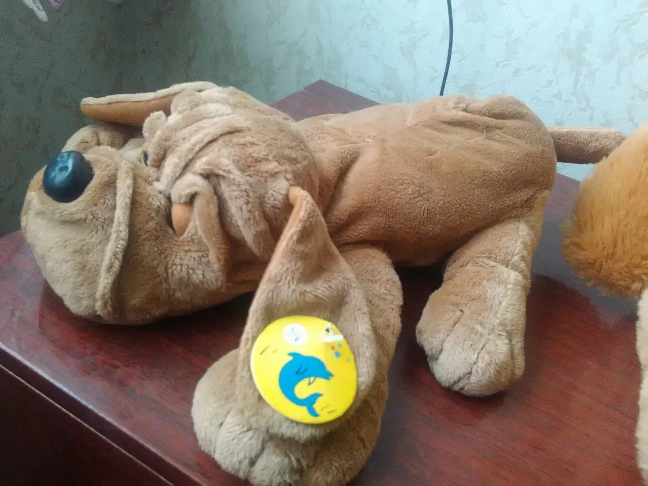 Детские мягкие игрушки - медвежонок и собачка. 5