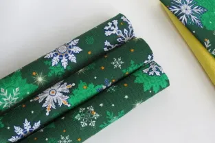 новорічні рушники 30см х 50см 5 штук