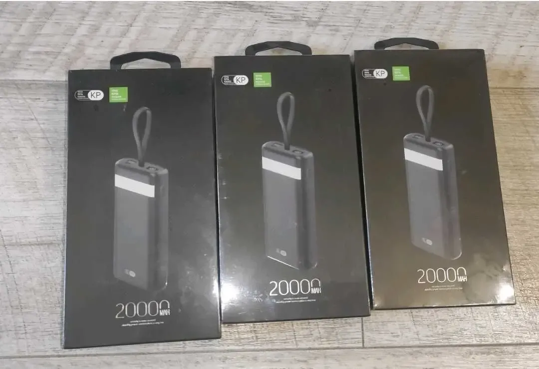 Powerbank повербанк KP-20 20000 mAh с фонарик