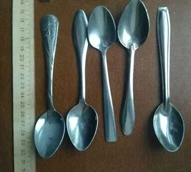 Ложка Ложки чайные одинаковые, сталь нержавейка , экологически чистые 9