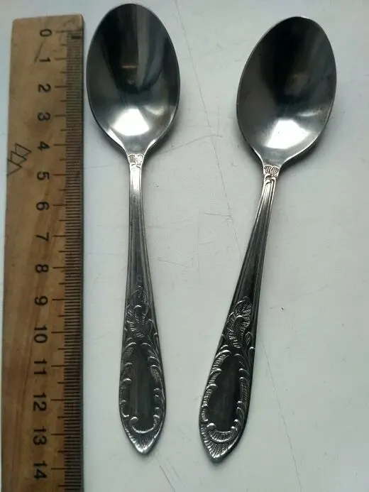 Ложка Ложки чайные одинаковые, сталь нержавейка , экологически чистые 2