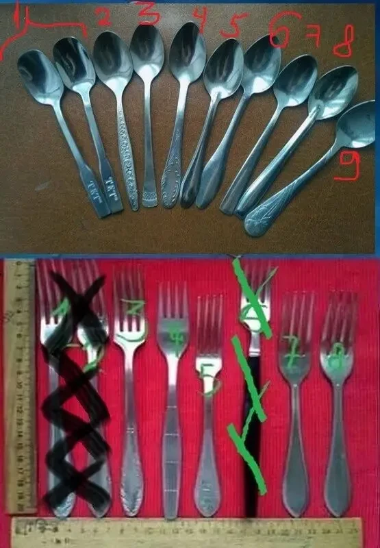 Ложка Ложки чайные одинаковые, сталь нержавейка , экологически чистые 3