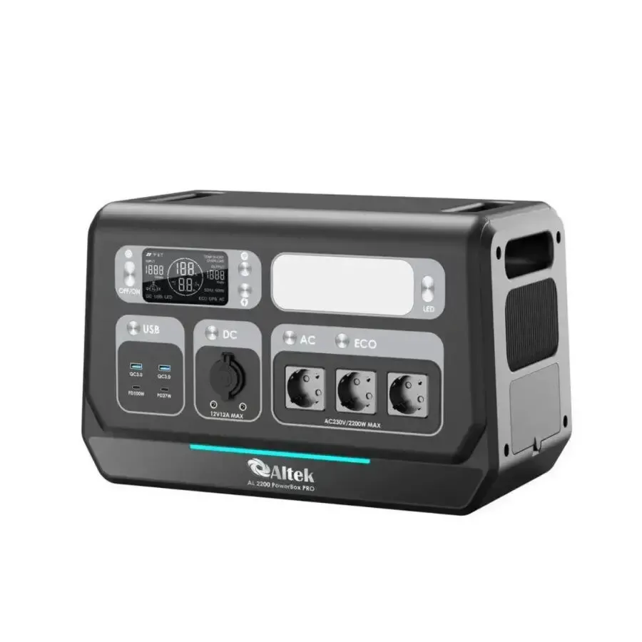 Портативна зарядна станція Altek AL 2400 PowerBox PRO PLUS 3