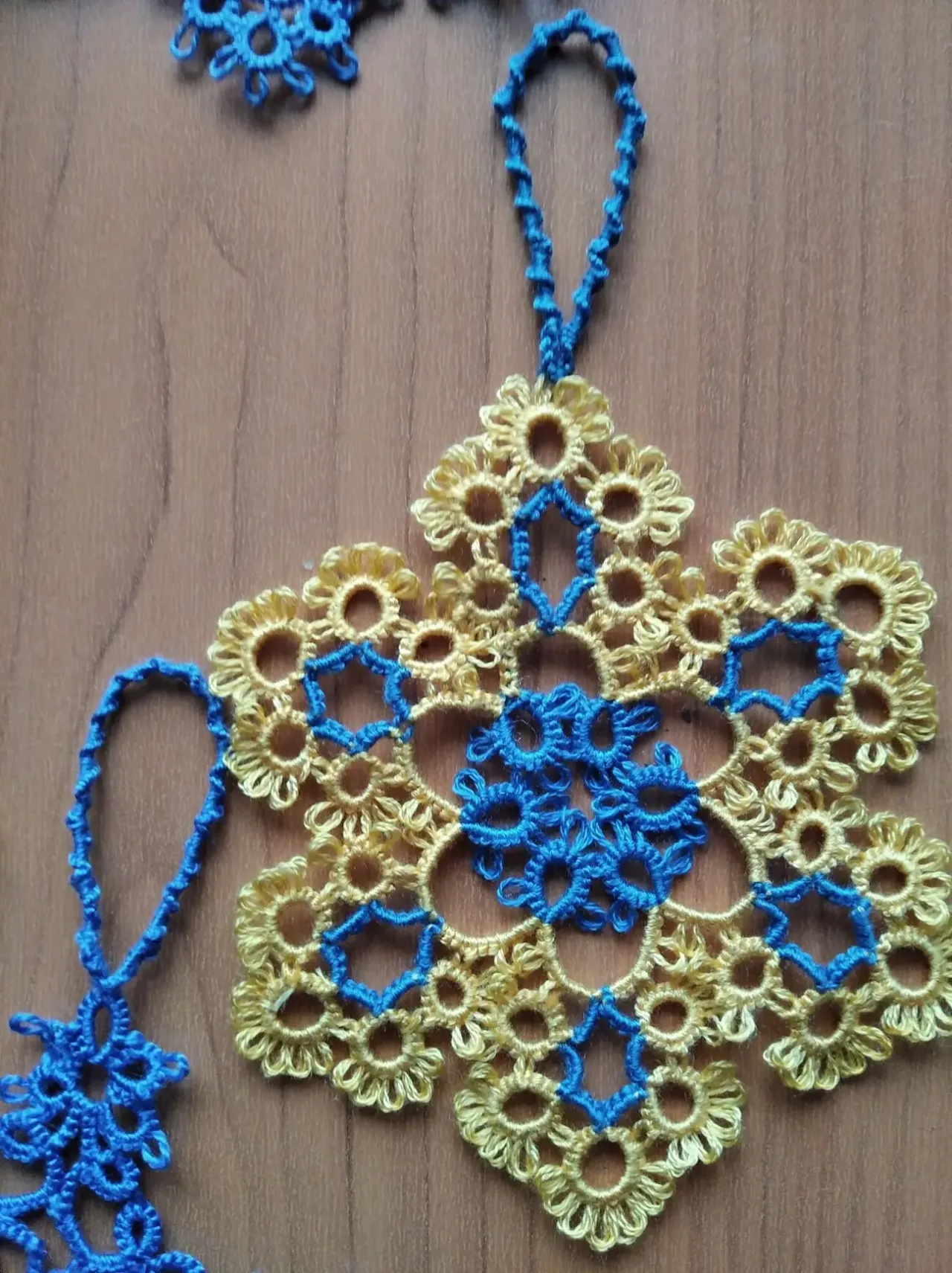 Набір патріотичних сніжинок фріволітн 5