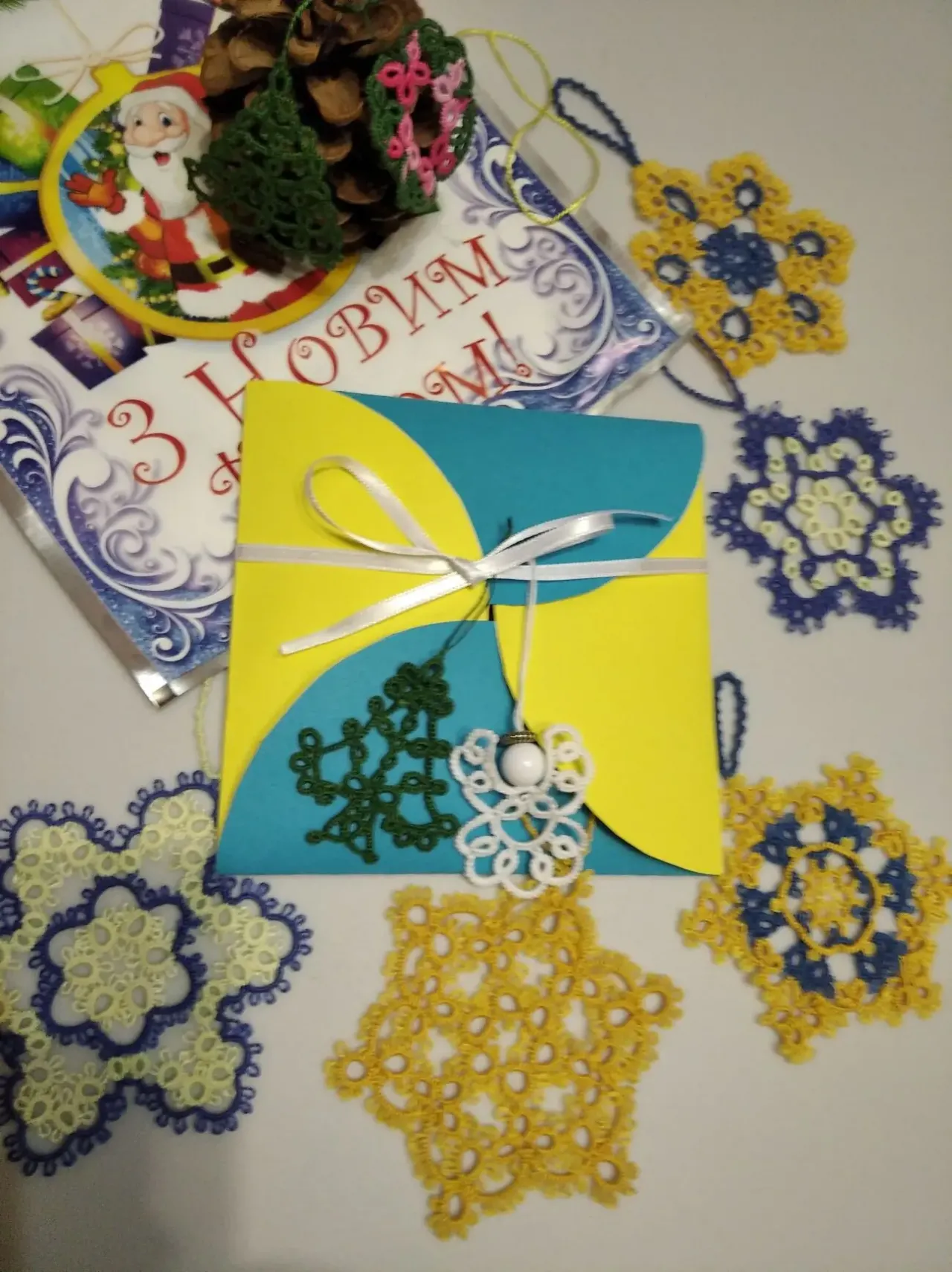 Набір патріотичних сніжинок фріволітн