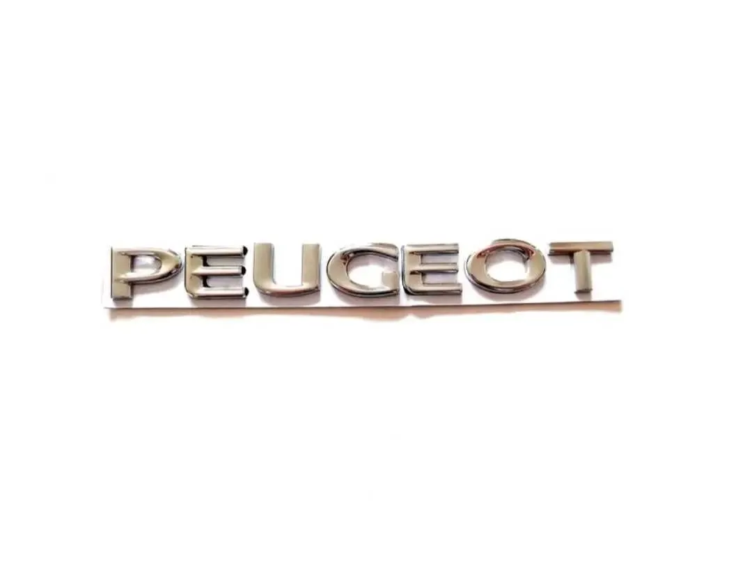 Peugeot емблема написи літери багажник пежо 3