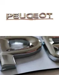Peugeot емблема написи літери багажник пежо