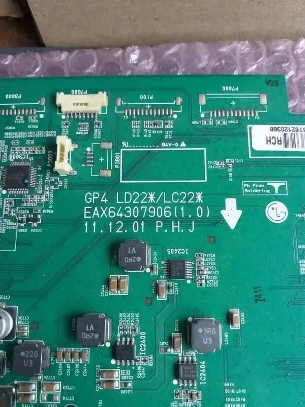 Системна плата eax64307906(1.0), ebr74482907 до тв lg 32lm669t 3