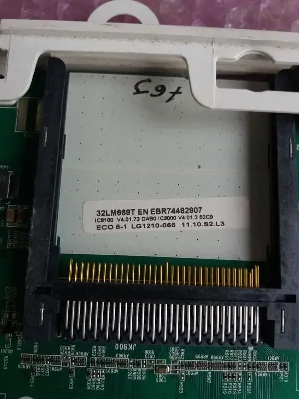 Системна плата eax64307906(1.0), ebr74482907 до тв lg 32lm669t 2