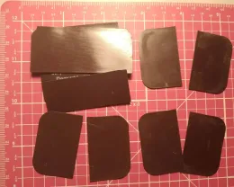 Магнитная лента для поделок детям кусочки набор 9 штук