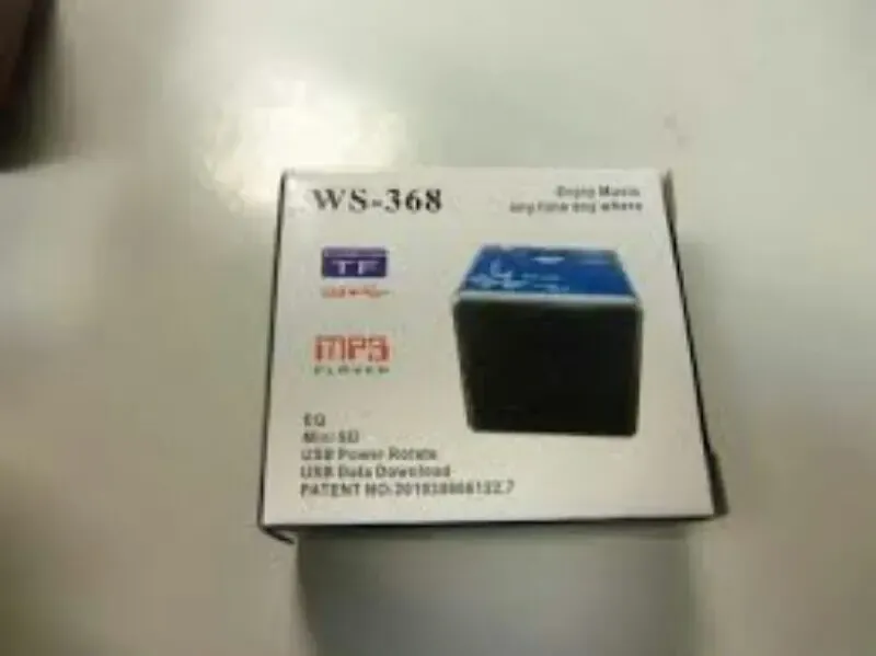 Мини-колонка WS-368 с USB и картой памяти. 4