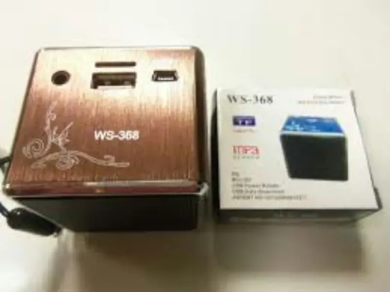 Мини-колонка WS-368 с USB и картой памяти. 3
