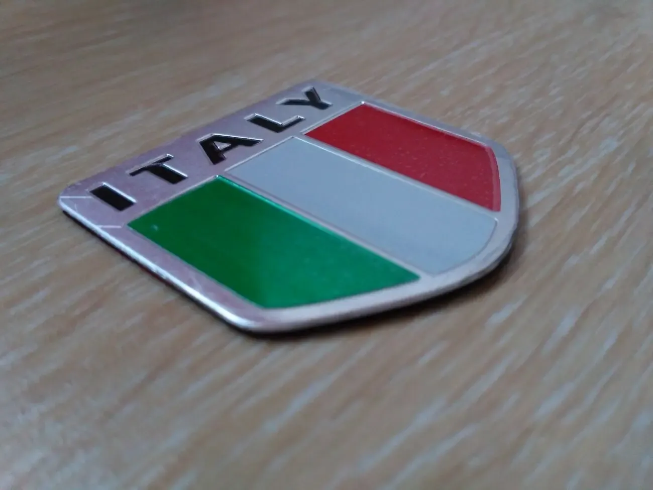 Наклейка Флаг Италии Алюминиевая на авто 7